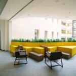 Растения в дизайнерском кашпо